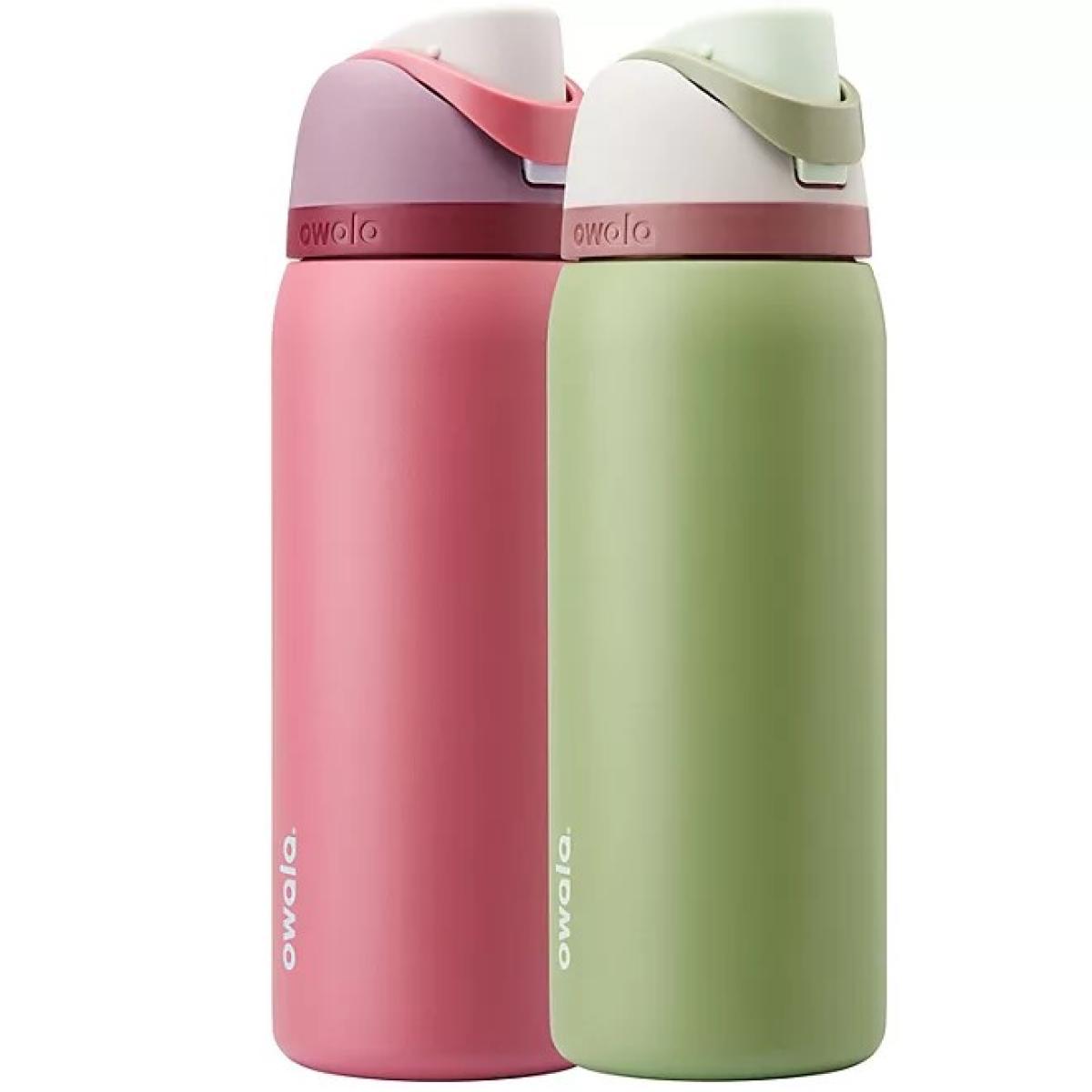 Owala FreeSip 32-oz. Stainless Steel Water Bottle 2 Bonus Straws Combo Pack  (Assorted Colors)